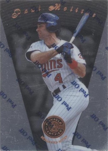 1997 Pinnacle Paul Molitor SWING MEN MUSEUM COLLECTION #297