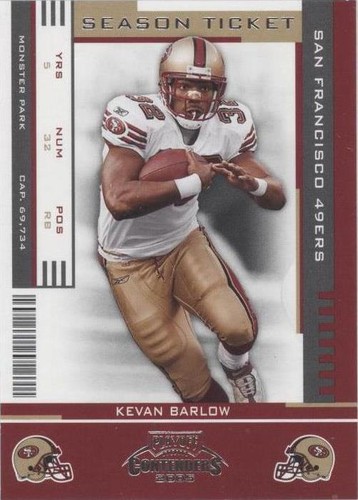2005 Playoff Contenders Kevan Barlow #84