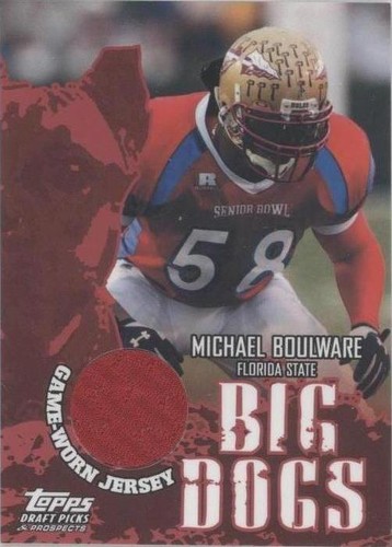 2004 Topps Draft Picks & Prospects Michael Boulware #BD-MB