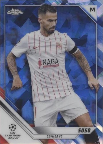 2021-22 Topps Chrome UCL Sapphire Edition Suso #169
