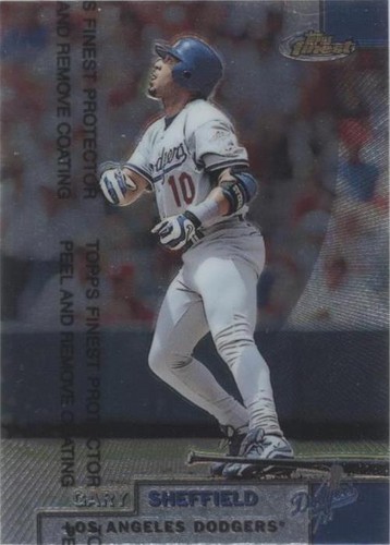 1999 Topps Finest - Gary Sheffield #99