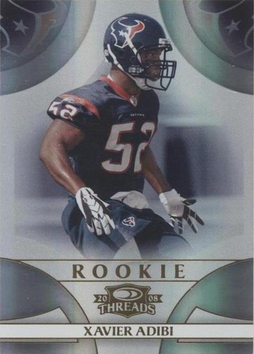2008 Donruss Threads Xavier Adibi #248