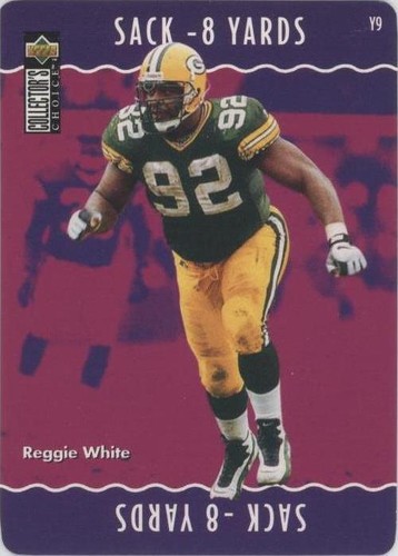 1996 Upper Deck Collector's Choice Update Reggie White #Y9