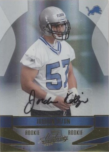 2008 Playoff Absolute Memorabilia Jordon Dizon #196