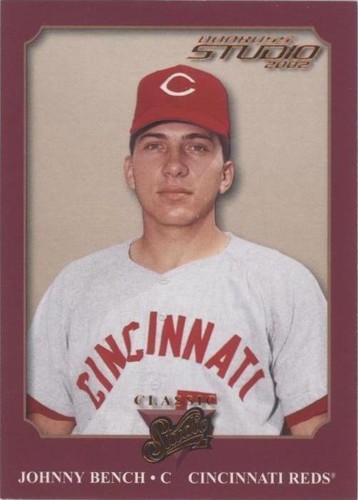 2002 Donruss Studio - Johnny Bench #CS-10