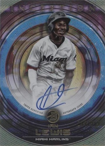 2022 Bowman Inception - Ian Lewis #PA-IL