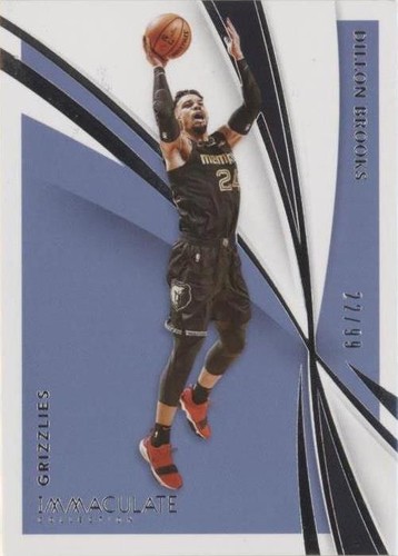 2020-21 Panini Immaculate Collection - Dillon Brooks #72
