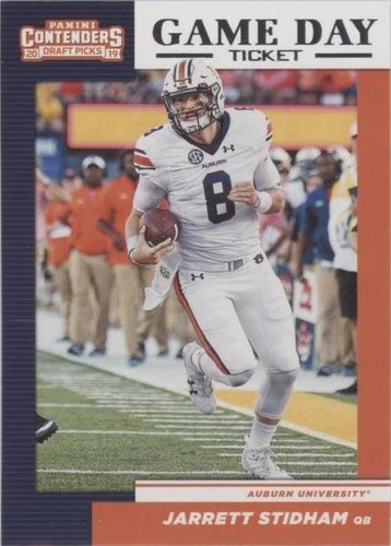 2019 Panini Contenders Draft Picks Jarrett Stidham #19
