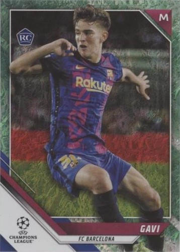 Gavi 2021-22 Topps UEFA Champions League Jade Edition Rookie
