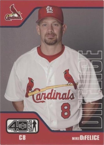 2002 Upper Deck 40 Man - Mike Difelice #586