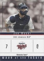 2005 Fleer Showcase - Joe Mauer #WF-10