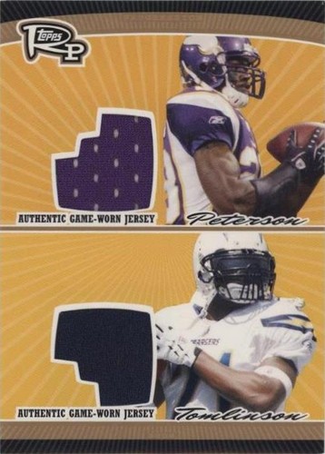 2008 Topps Rookie Progression Adrian Peterson LaDainian Tomlinson #PDR-PT