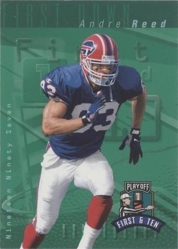 1997 Playoff First & Ten Andre Reed #91