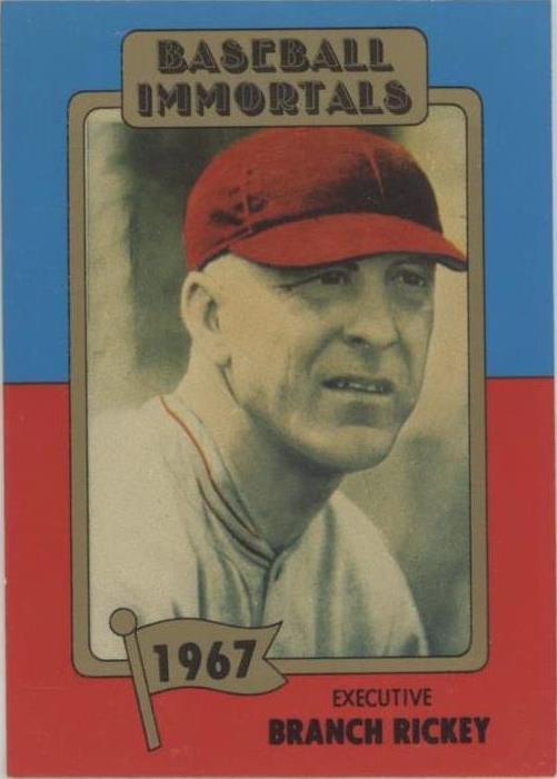 1980-84 SSPC Baseball Immortals 1st Printing - Branch Rickey #105