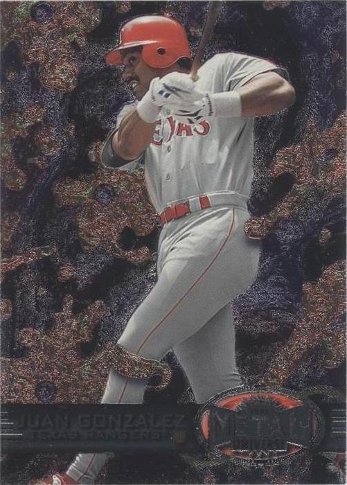 1997 Skybox Metal Universe - Juan González #162