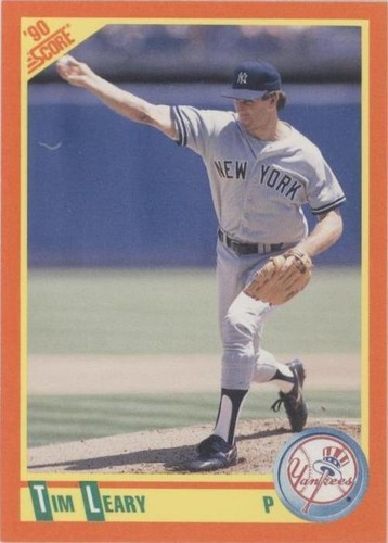 1990 Score Rookie & Traded - Tim Leary #27T