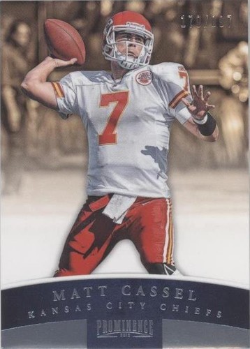 2012 Panini Prominence Matt Cassel #47