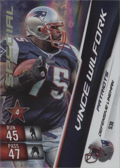 2010 Adrenalyn XL Vince Wilfork #S38