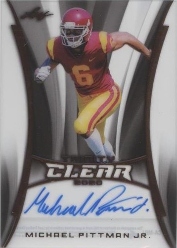 2020 Leaf Trinity Michael Pittman Jr. #CA-MPJ