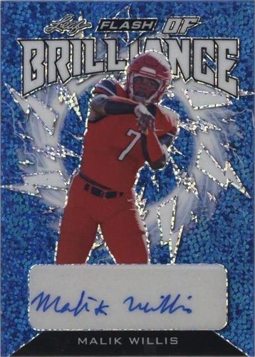 2022 Leaf Flash Malik Willis #FB-MW1