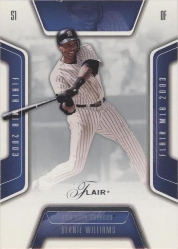 2003 Flair - Bernie Williams #87