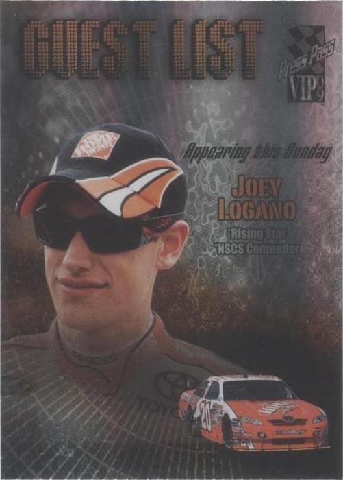 2009 Press Pass VIP - Joey Logano #GL 23