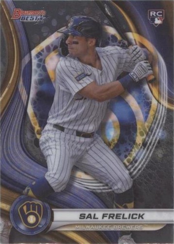 2024 Bowman - Yellow Border #34 Christian Yelich /75 + Sal Frelick