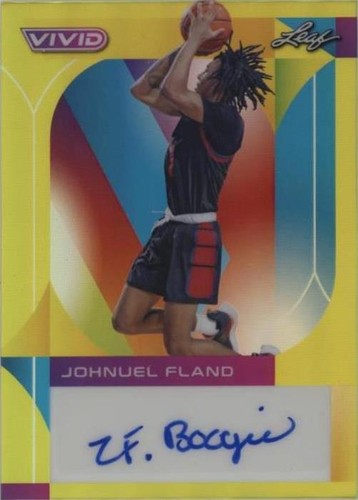 2022-23 Leaf Vivid - Johnuel Fland #BA-JF1