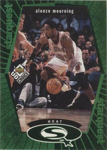 その他 Alonzo Mourning 1997-98 UD Game Jersey ALONZO MOURNING PSA 7 1997 UPPER DECK UD GAME JERSEY #GJ14