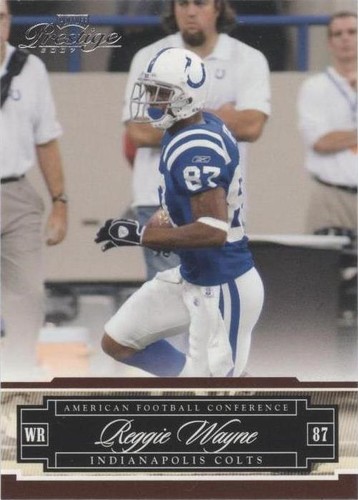 2007 Playoff Prestige Reggie Wayne #67