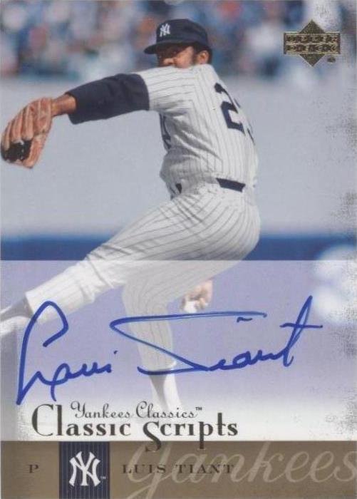 2004 Upper Deck Yankees Classics - Luis Tiant #AU-45