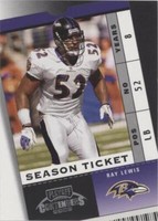 2003 Playoff Contenders Ray Lewis #66