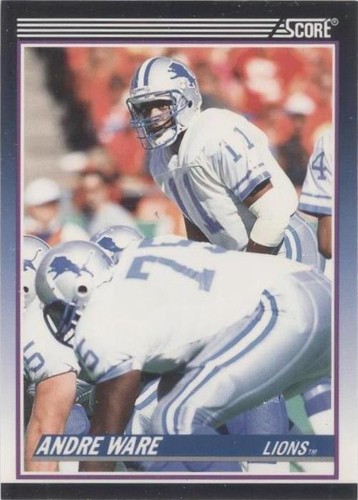 1990 Score Andre Ware #77T