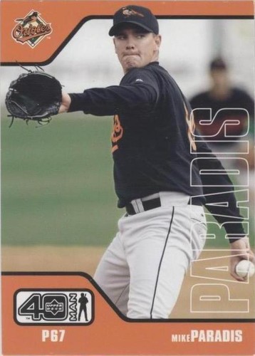 2002 Upper Deck 40 Man - Mike Paradis #223