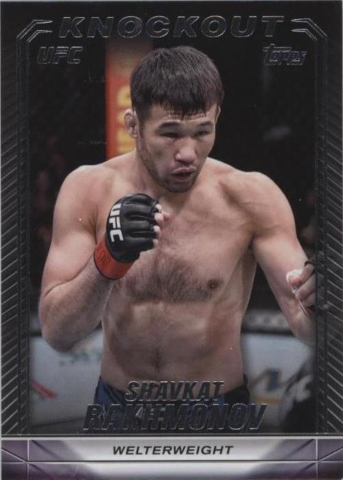 2024 Topps UFC Knockout - Shavkat Rakhmonov #63