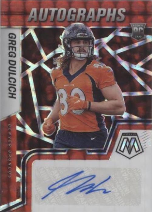 2022 Panini Mosaic Greg Dulcich #RAM-GD