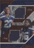 2016 Panini Unparalleled Alex Collins C.J. Prosise #RDM-PC