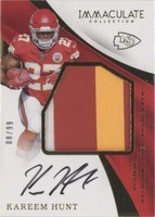 2017 Panini Immaculate Collection Kareem Hunt #PR-KH