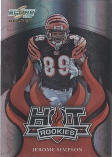 2008 Score Select Jerome Simpson #HR-13
