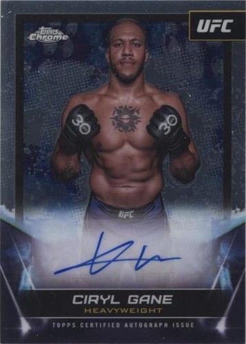 2024 Topps Chrome UFC - Ciryl Gane #FNA-CGA