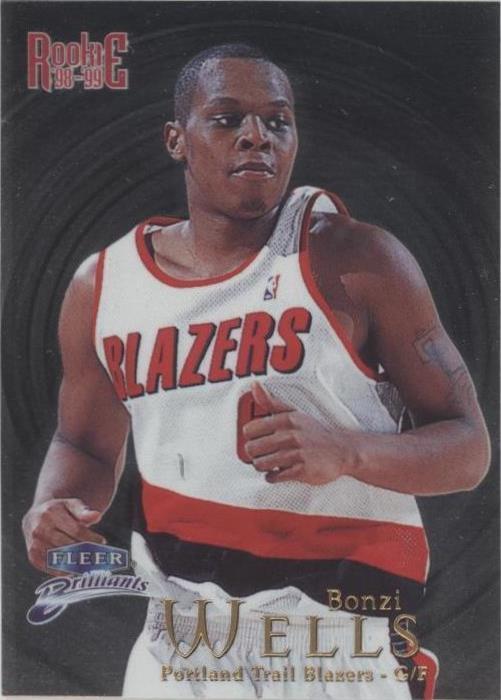 Fleer Brilliants 1998-99 - Bonzi Wells #111