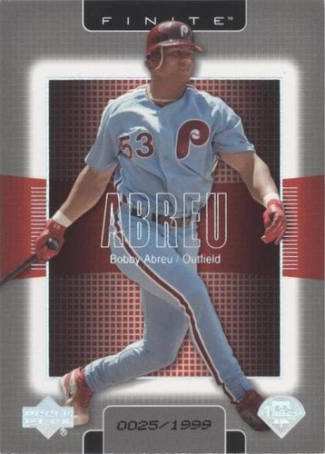 2003 Upper Deck Finite - Bobby Abreu #77