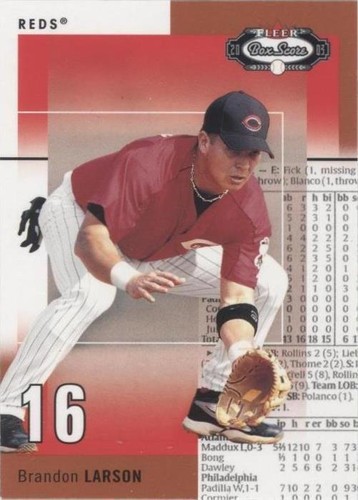 2003 Fleer Box Score - Brandon Larson #150