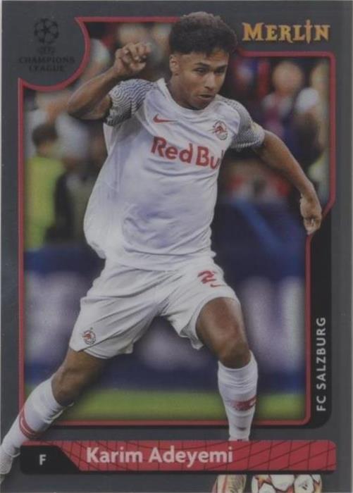 2021-22 Topps Merlin Collection Chrome UCL Karim Adeyemi #33