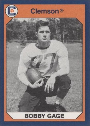 1990 Collegiate Collection Clemson Tigers Bob Gage #178