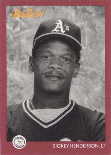 1991 Studio - Rickey Henderson #104