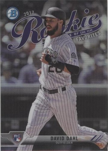 2017 Bowman - David Dahl #ROYF-8