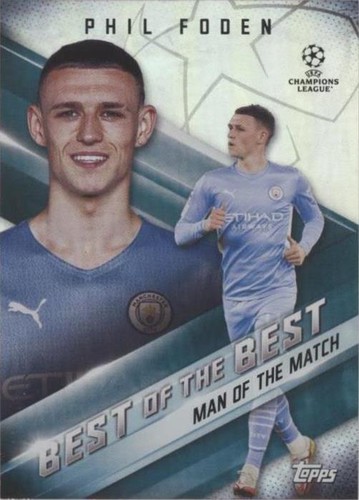 2021-22 Topps UCL Collection Phil Foden #BB-11