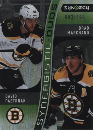 2023-24 Upper Deck Synergy - Brad Marchand David Pastrnak #SD-9