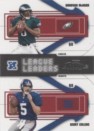 2004 Playoff Prestige Donovan McNabb Kerry Collins #LL-4